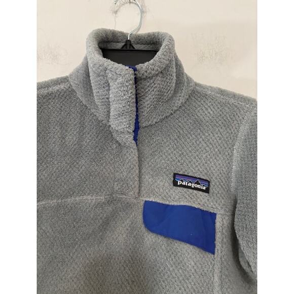 Patagonia Synchilla T-Snap Fleece Pullover Jacket Polartec Gray Womens XXS - Picture 7 of 7